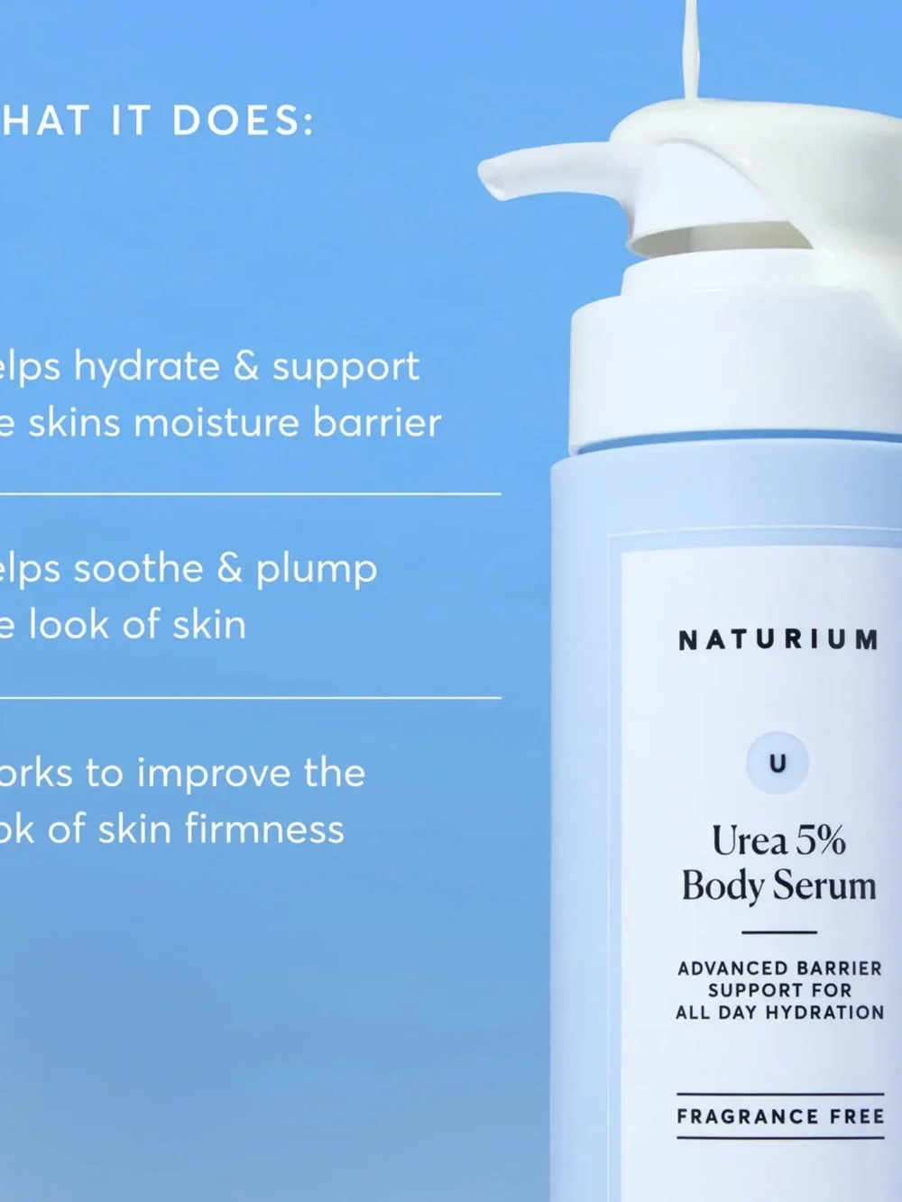 NATURIUM Urea 5% Body Serum - Vegan Amino Acids 14 Fl Oz  (UNISEX)
